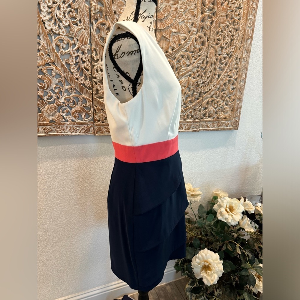 Layered Skirt Midi Dress, Dressbarn- size 10 - Picture 5 of 9